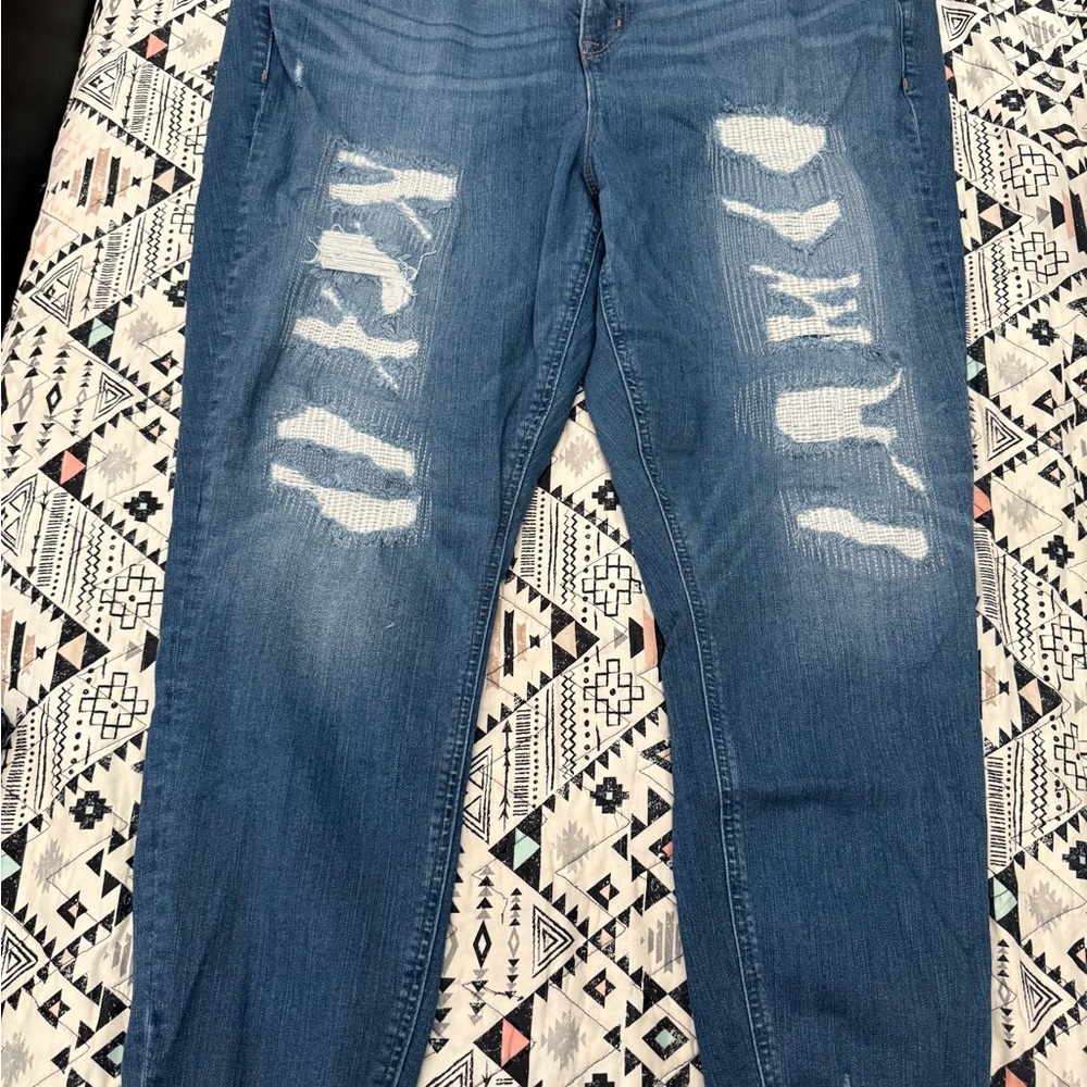 Torrid Blue Skinny Jeans
